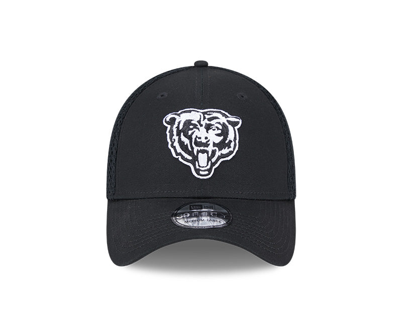 New Era Chicago Bears Black Main Neo 39THIRTY Flex Hat
