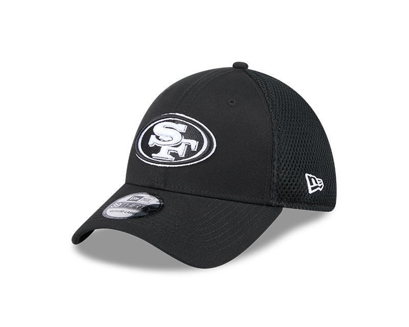 New Era San Francisco 49ers Black Main Neo 39THIRTY Flex Hat