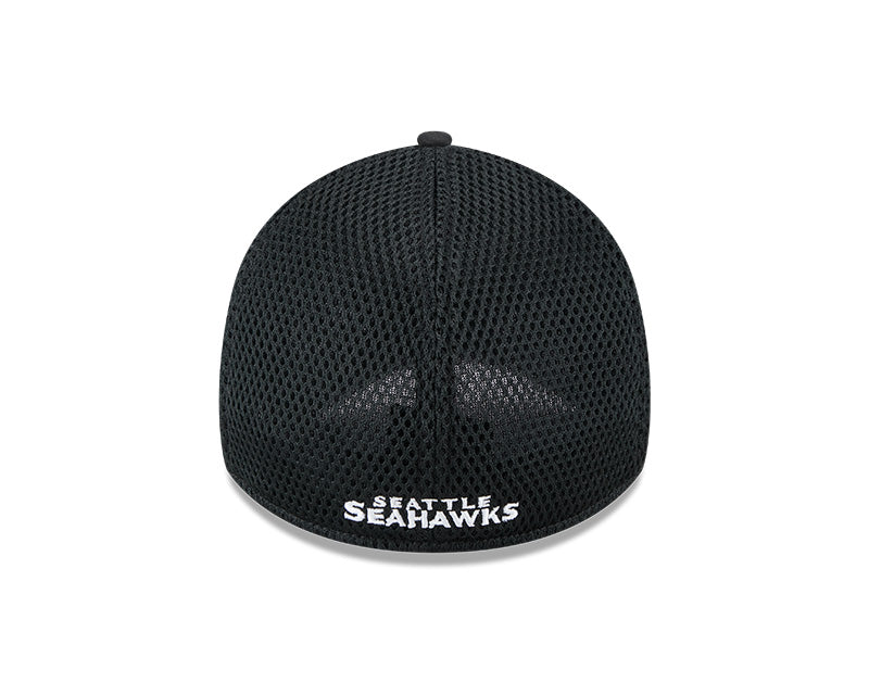 New Era Seattle Seahawks Black Main Neo 39THIRTY Flex Hat