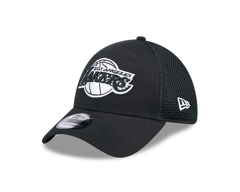 New Era Los Angeles Lakers Black Main Neo 39THIRTY Flex Hat