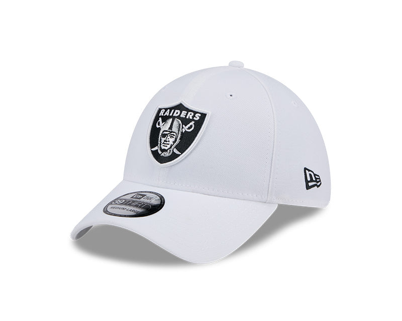 New Era Las Vegas Raiders White Main Neo 39THIRTY Flex Hat