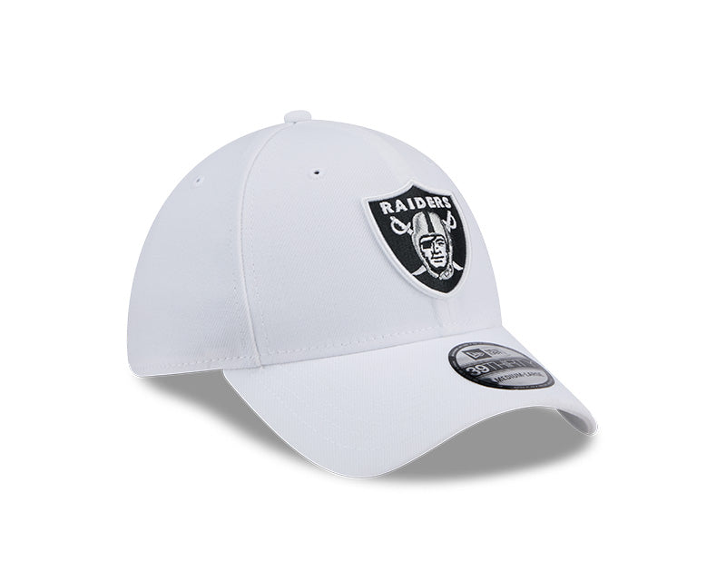 New Era Las Vegas Raiders White Main Neo 39THIRTY Flex Hat