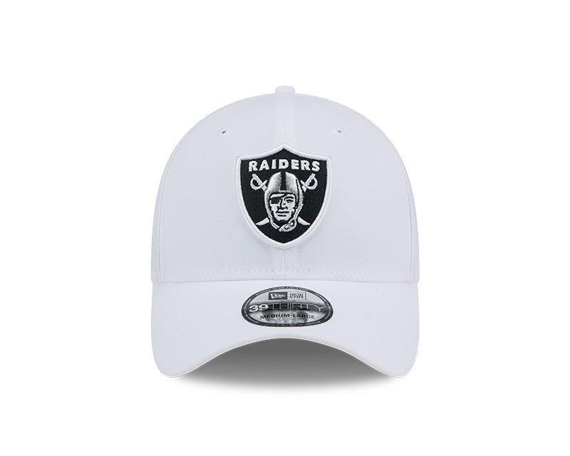 New Era Las Vegas Raiders White Main Neo 39THIRTY Flex Hat