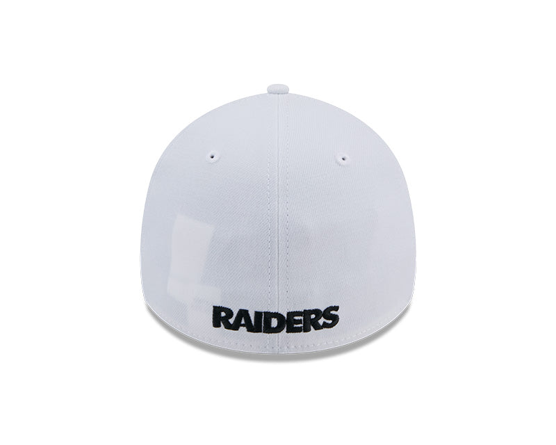 New Era Las Vegas Raiders White Main Neo 39THIRTY Flex Hat