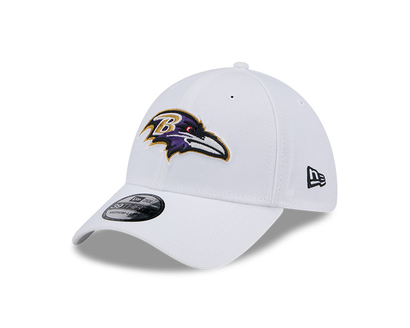 New Era Baltimore Ravens White Main Neo 39THIRTY Flex Hat