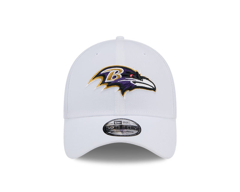 New Era Baltimore Ravens White Main Neo 39THIRTY Flex Hat
