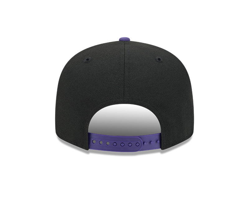 New Era Baltimore Ravens Evergreen 9FIFTY snapback hat, back view