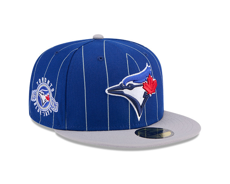 Toronto Blue Jays Throwback Pinstripe 59FIFTY Fitted Hat