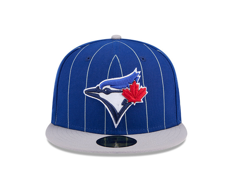 Toronto Blue Jays Throwback Pinstripe 59FIFTY Fitted Hat