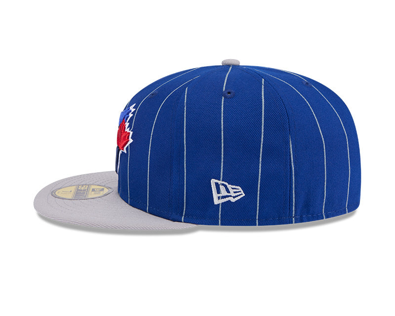 Toronto Blue Jays Throwback Pinstripe 59FIFTY Fitted Hat