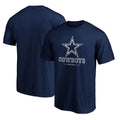 Fanatics Dallas Cowboys Team Lockup Logo T-Shirt - Navy