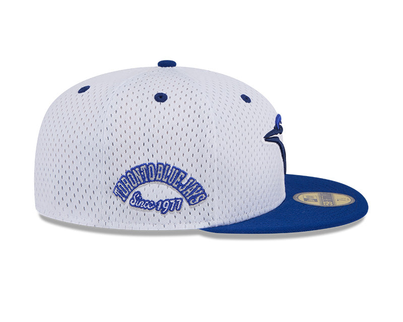 Toronto Blue Jays Throwback Mesh 59FIFTY Fitted Hat