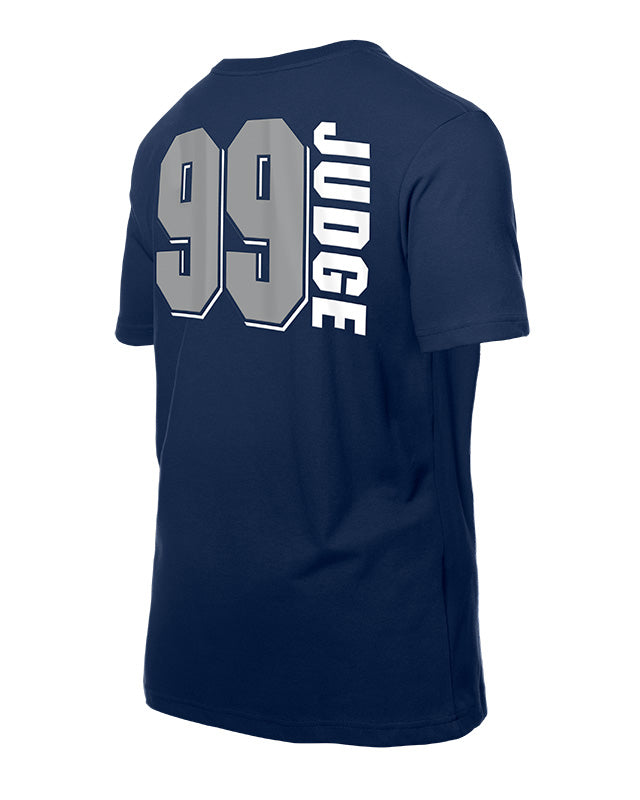 New York Yankees Aaron Judge Name And Number T- Shirt