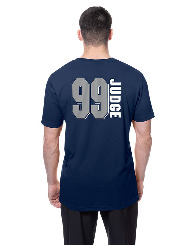 New York Yankees Aaron Judge Name And Number T- Shirt