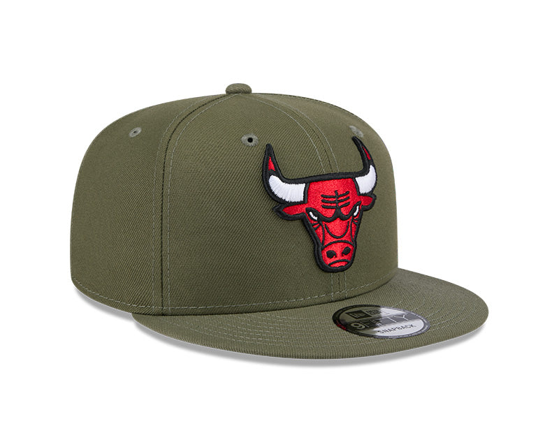 New Era Chicago Bulls Olive 9FIFTY Snapback Hat