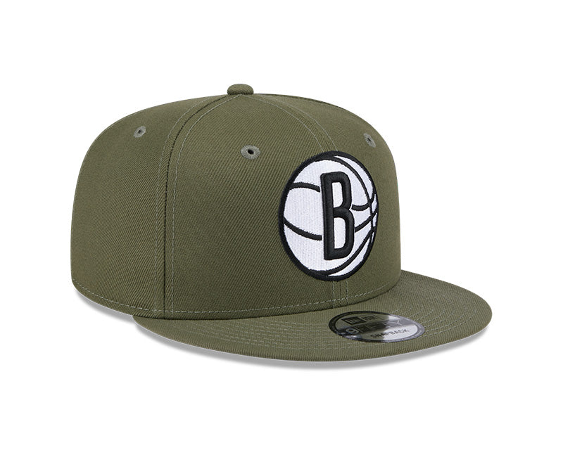 New Era Brooklyn Nets Olive 9FIFTY Snapback Hat