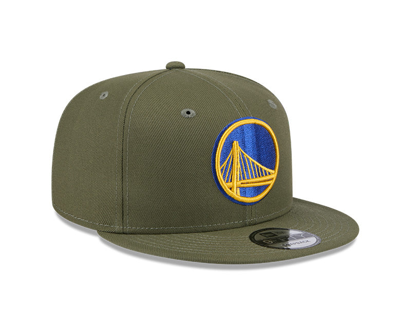 New Era Golden State Warriors Olive 9FIFTY Snapback Hat