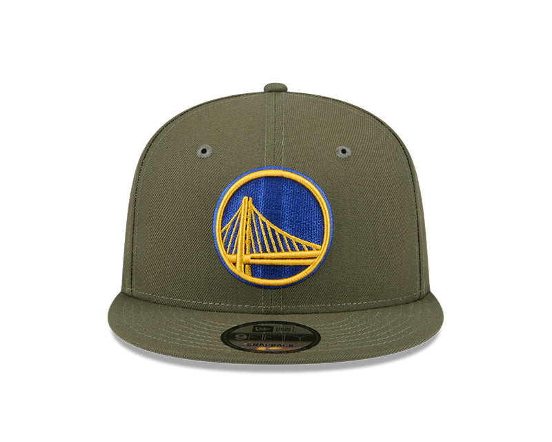 New Era Golden State Warriors Olive 9FIFTY Snapback Hat