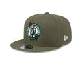 New Era Boston Celtics Olive 9FIFTY Snapback Hat