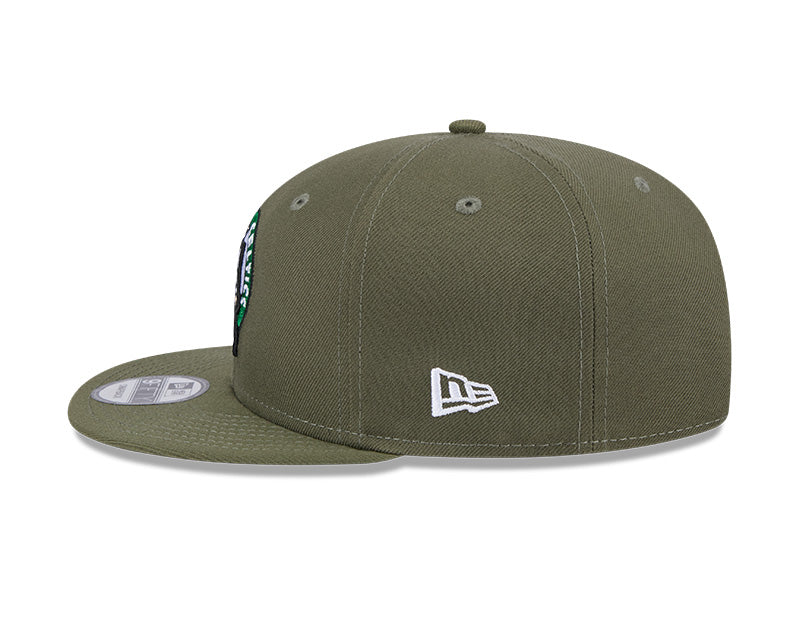 New Era Boston Celtics Olive 9FIFTY Snapback Hat