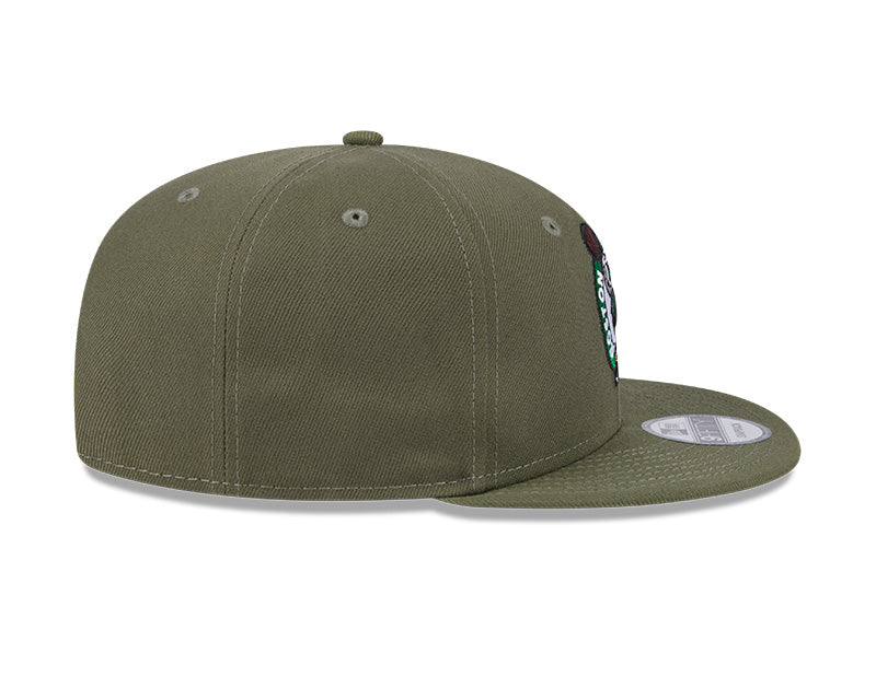 New Era Boston Celtics Olive 9FIFTY Snapback Hat