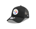 New Era Pittsburgh Steelers 9FORTY A-Frame Trucker Adjustable Hat