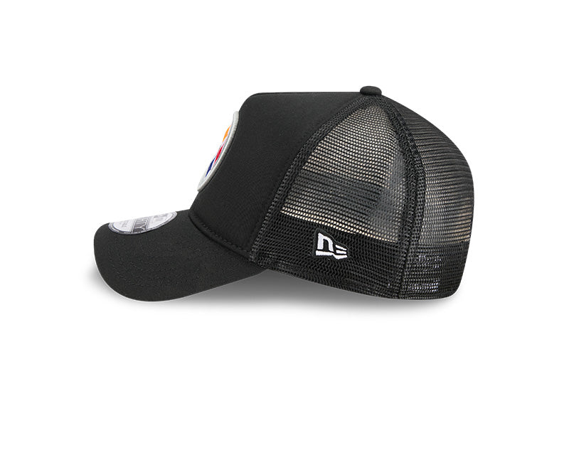 New Era Pittsburgh Steelers 9FORTY A-Frame Trucker Adjustable Hat