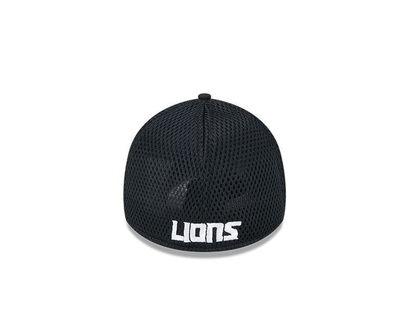 New Era Youth Detroit Lions Black Main Neo 39THIRTY Flex Hat