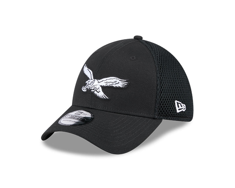 New Era Philadelphia Eagles Black Main Neo 39THIRTY Flex Hat