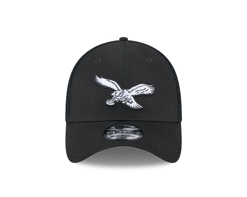 New Era Philadelphia Eagles Black Main Neo 39THIRTY Flex Hat