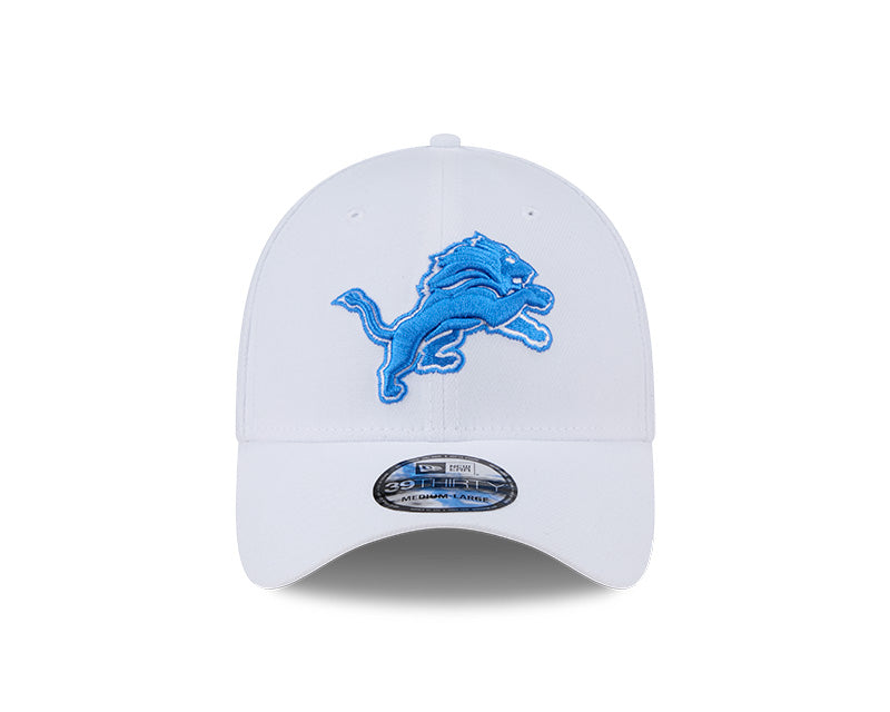 New Era Detroit Lions White Main Neo 39THIRTY Flex Hat
