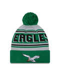 New Era Philadelphia Eagles Cuffed Knit Hat with Pom