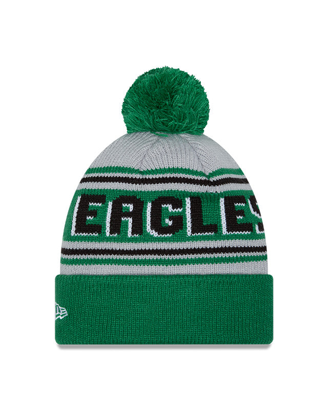 New Era Philadelphia Eagles Cuffed Knit Hat with Pom