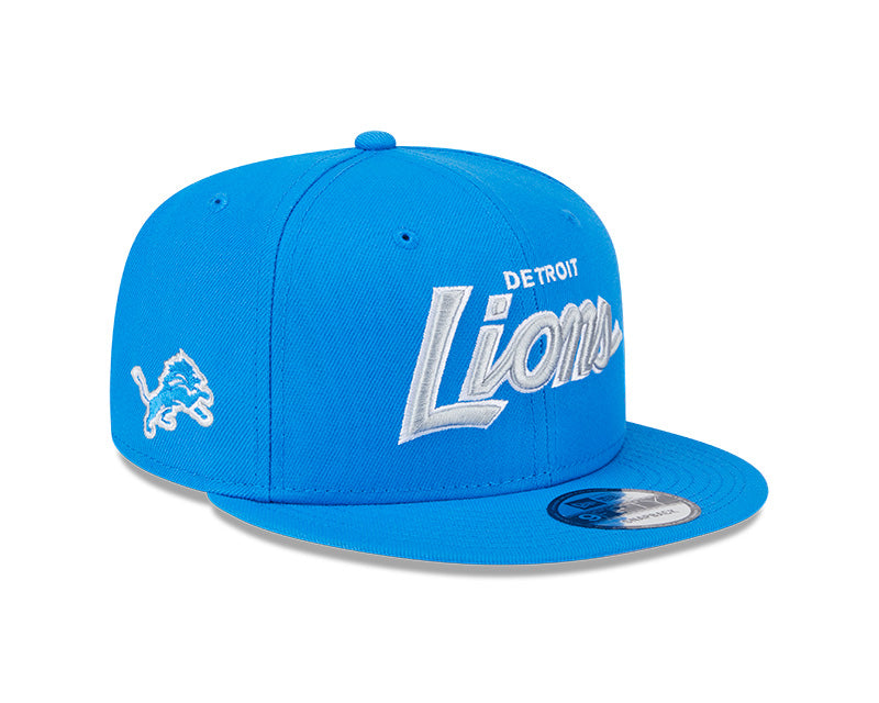 New Era Detroit Lions Main Script 9FIFTY Snapback Hat