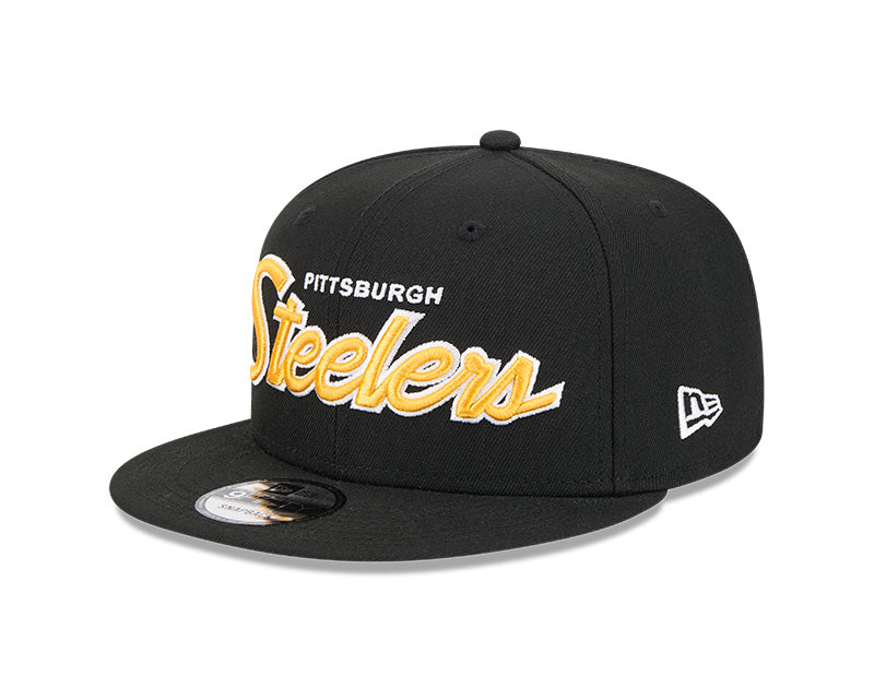 New Era Pittsburgh Steelers Main Script 9FIFTY Snapback Hat