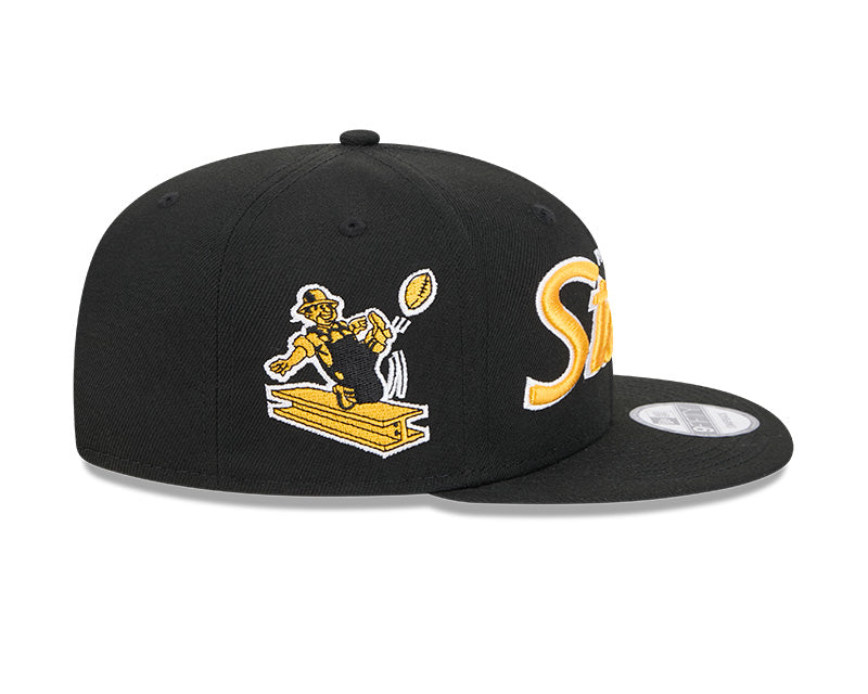 New Era Pittsburgh Steelers Main Script 9FIFTY Snapback Hat