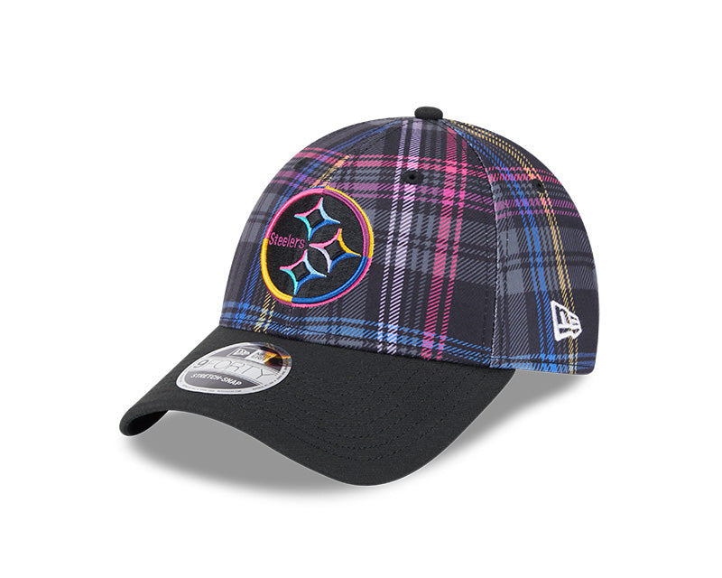 New Era 2024 NFL Crucial Catch Plaid 9FORTY Adjustable Hat Ernie s Sports Experts