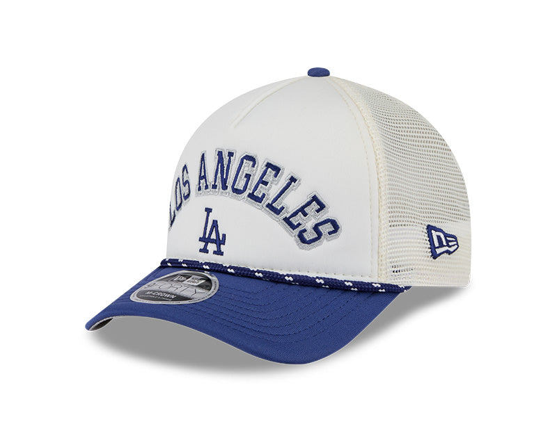 Los Angeles Dodgers Chrome Arch 9FORTY M-Crown A-Frame Trucker Hat