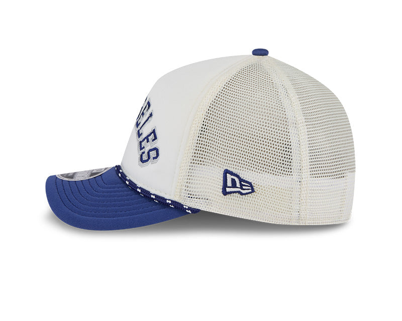 Los Angeles Dodgers Chrome Arch 9FORTY M-Crown A-Frame Trucker Hat