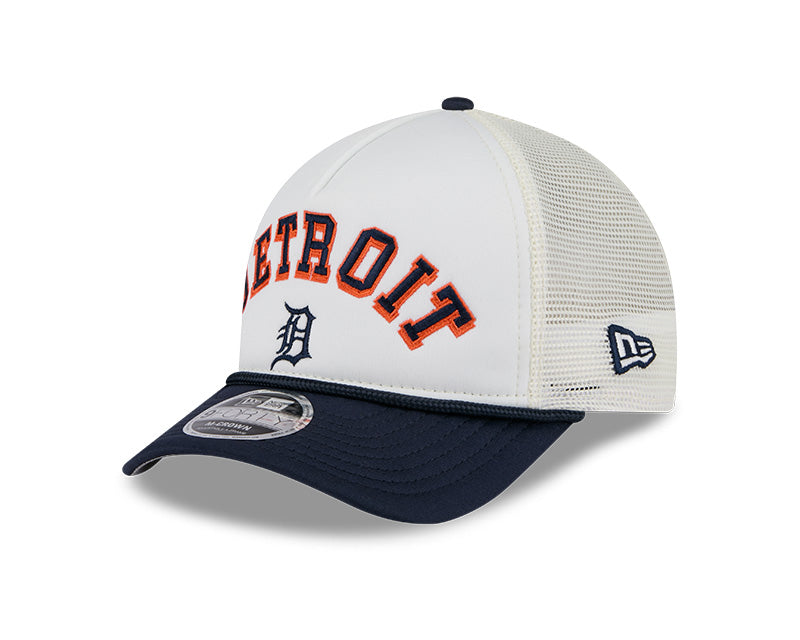 Detroit Tigers Chrome Arch 9FORTY M-Crown A-Frame Trucker Hat
