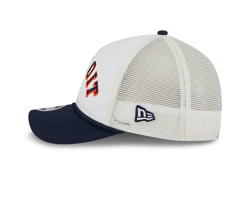 Detroit Tigers Chrome Arch 9FORTY M-Crown A-Frame Trucker Hat
