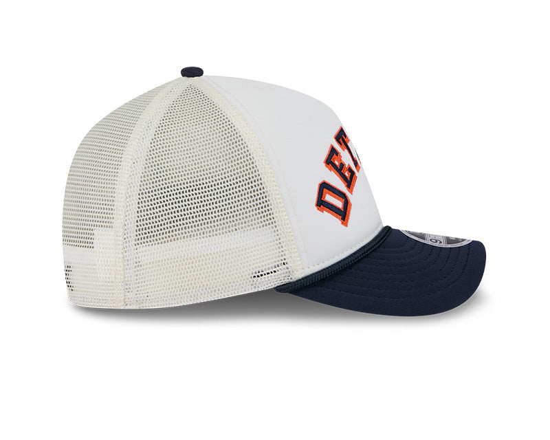 Detroit Tigers Chrome Arch 9FORTY M-Crown A-Frame Trucker Hat