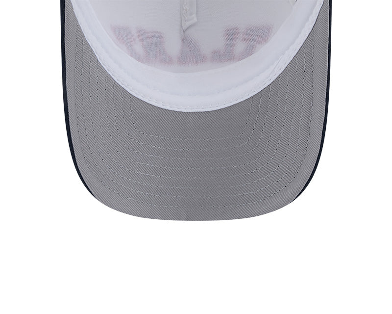 Atlanta Braves Chrome Arch 9FORTY M-Crown A-Frame Trucker Hat