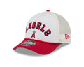 Los Angeles Angels Chrome Arch 9FORTY M-Crown A-Frame Trucker Hat