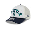 Seattle Mariners Chrome Arch 9FORTY M-Crown A-Frame Trucker Hat