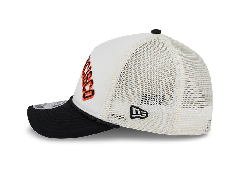 San Francisco Giants Chrome Arch 9FORTY M-Crown A-Frame Trucker Hat