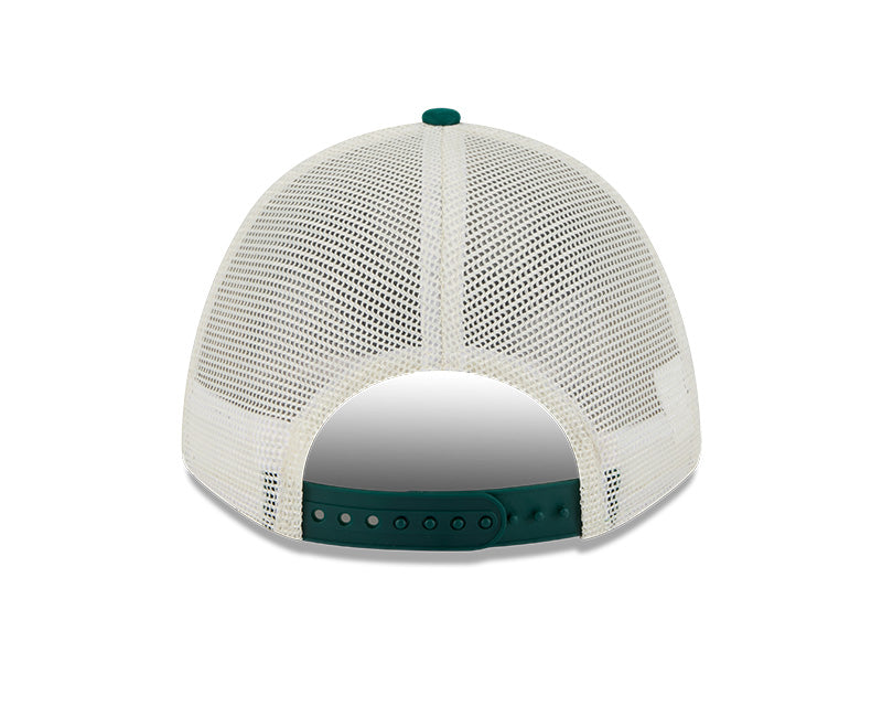 Oakland Athletics Chrome Arch 9FORTY M-Crown A-Frame Trucker Hat