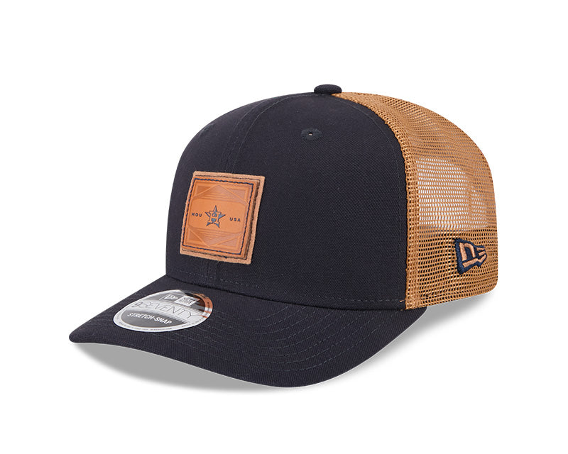 Houston Astros Debossed 9SEVENTY Stretch-Snap Trucker Hat