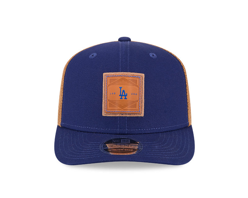 Los Angeles Dodgers Debossed 9SEVENTY Stretch-Snap Trucker Hat