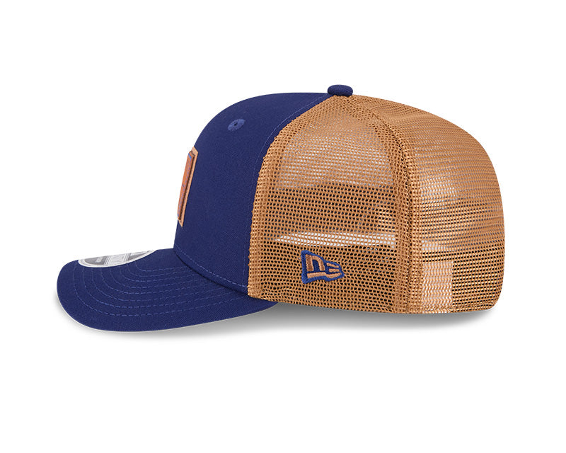 Los Angeles Dodgers Debossed 9SEVENTY Stretch-Snap Trucker Hat